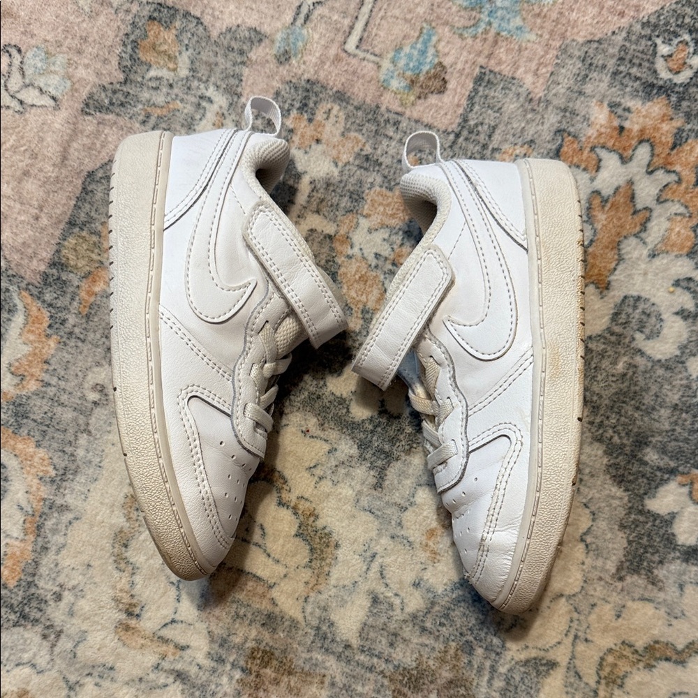 Nike White Kids' Velcro Sneakers